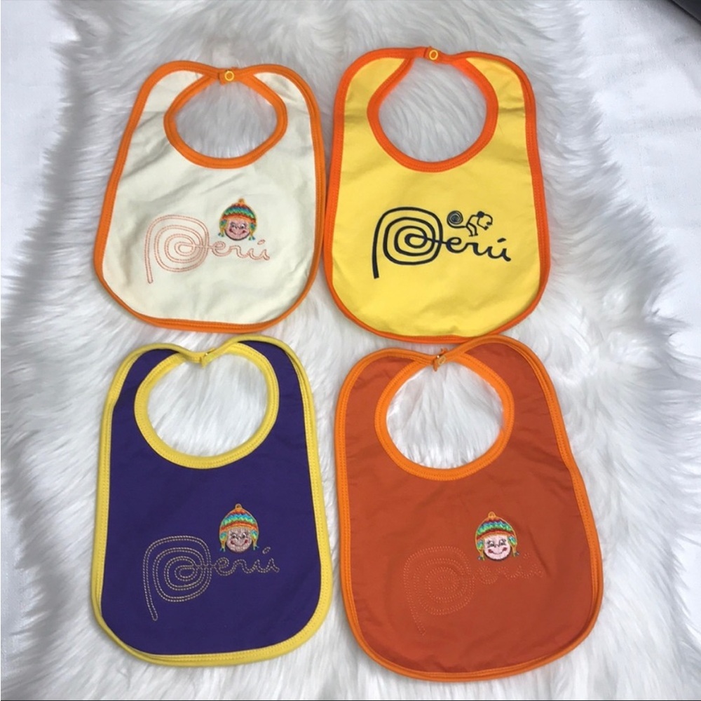 Peruvian bibs lot of 4